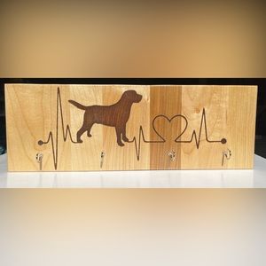 Handmade solid maple wood wall hanging